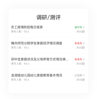 调研/测评