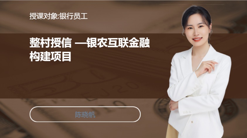 整村授信 -银农互联金融构建项目