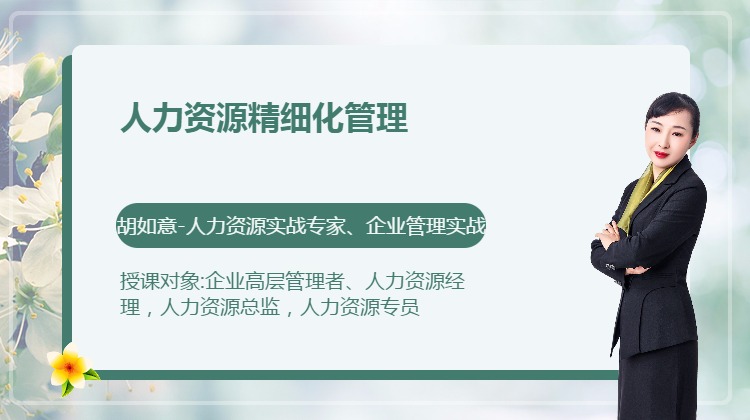 《人力资源精细化管理》