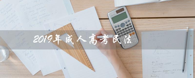 2019年成人高考民法（2019年民法学成人高考答案是什么）