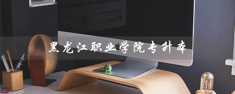 黑龙江职业学院专升本（黑龙江职业学院专升本有哪些专业）