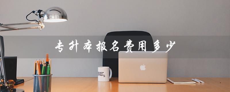 专升本报名费用多少（专升本报名费用）