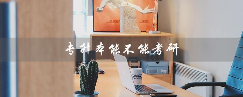 专升本能不能考研(自考专升本可否直接考研)