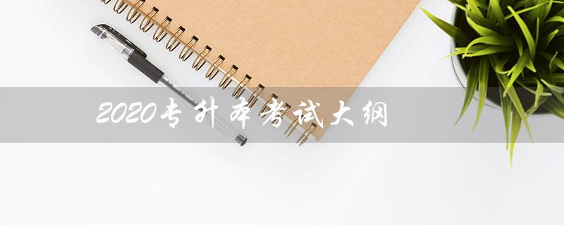 2020专升本考试大纲(2020专升本英语考试题及答案是什么)