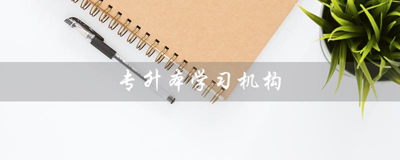 专升本学习机构(什么是专升本培训机构)