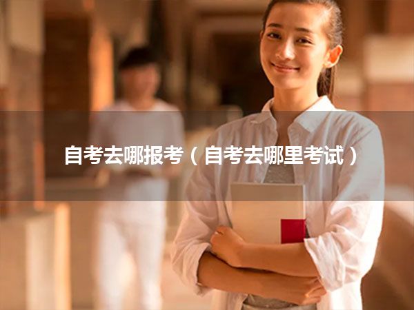 自考去哪报考(自考去哪里考试)
