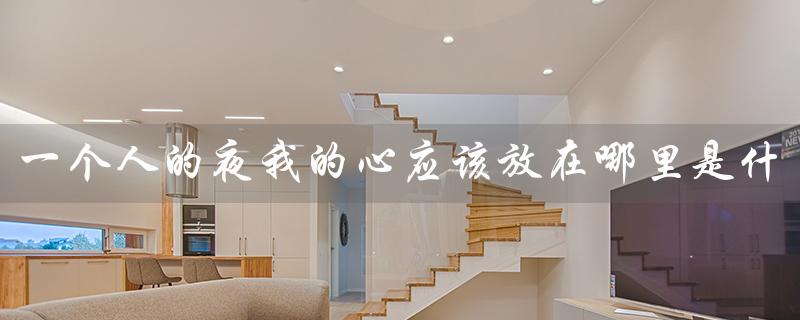 一个人的夜我的心应该放在哪里是什么歌(一个人的夜歌曲歌词是什么)