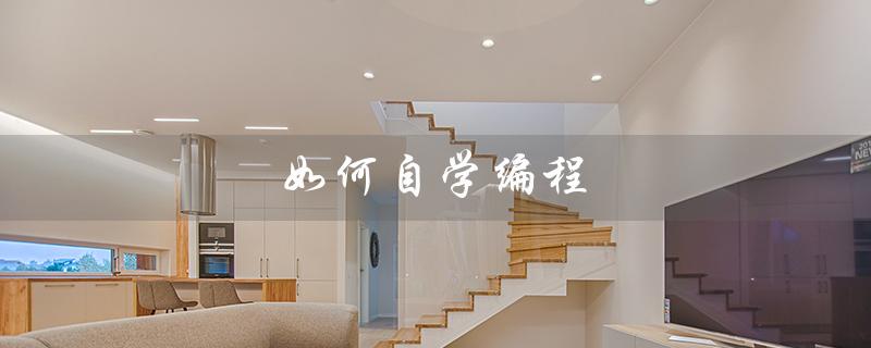 如何自学编程（如何自学编程语言）