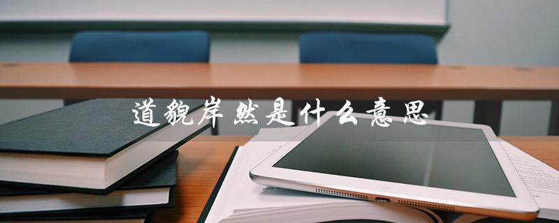 道貌岸然是什么意思(谁能被称为道貌岸然)