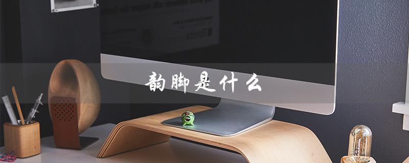 韵脚是什么（什么是韵脚举例说明）