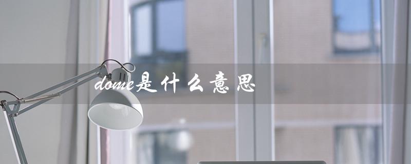 dome是什么意思（汽车dome是啥）