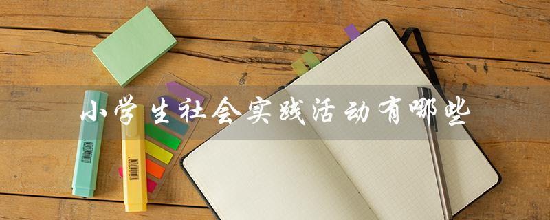 小学生社会实践活动有哪些（上海小学生社会实践活动有哪些）