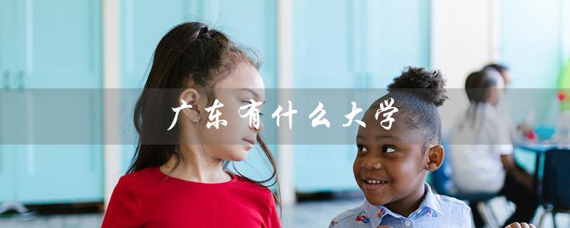 广东有什么大学（广东大学排名榜是什么）