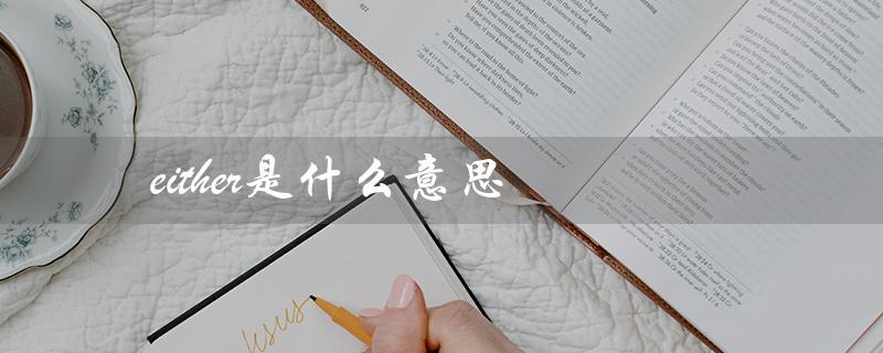 either是什么意思 either是什么意思