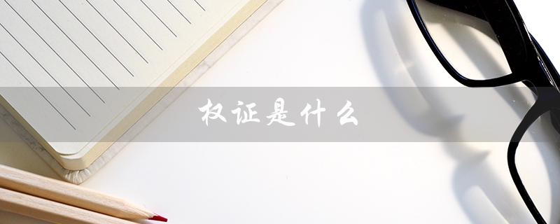 权证是什么(权证职业是什么)