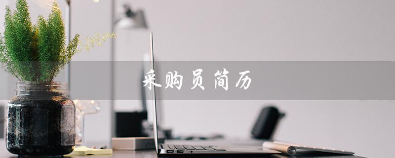 采购员简历(采购员工作描述是什么)