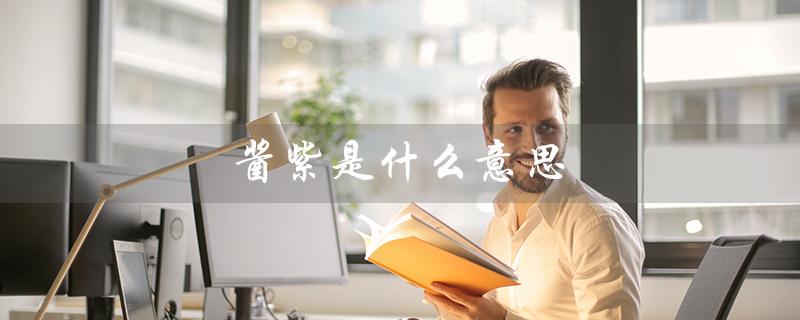 酱紫是什么意思（酱紫的含义是什么）