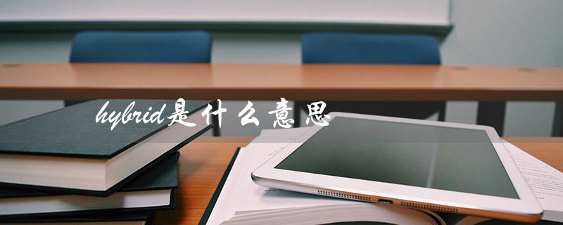 hybrid是什么意思（奔驰hybrid是什么）