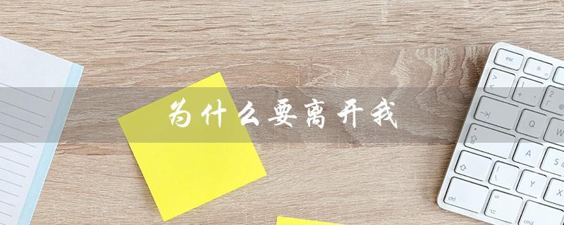 为什么要离开我（为什么离开我）