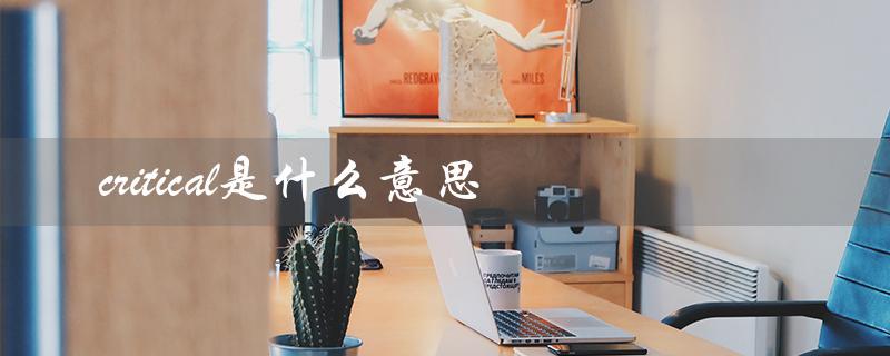critical是什么意思（英文释义）